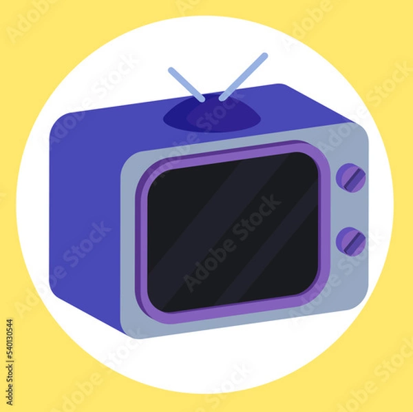 Obraz retro tv icon