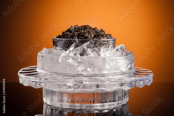 Fototapeta Black caviar