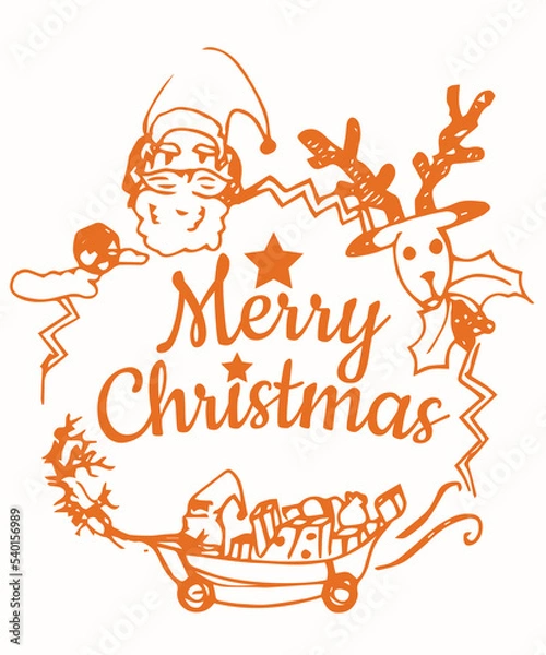 Fototapeta Merry Christmas Best love you