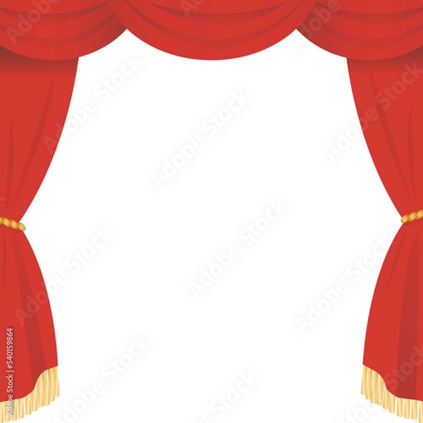 Obraz 舞台幕　緞帳　舞台カーテン