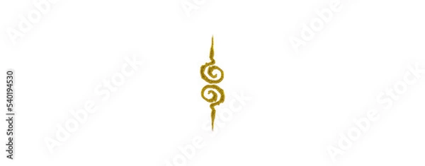 Fototapeta burning match stick,ยันต์