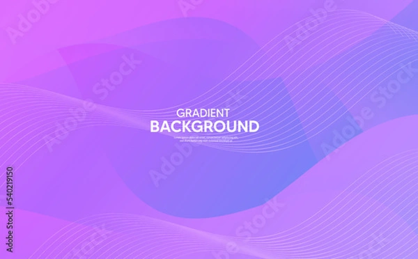 Fototapeta Abstract Purple background with waves, Purple background, Purple Gradient
