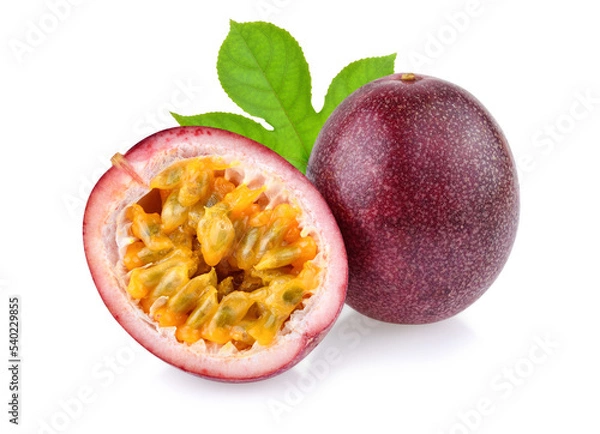 Obraz passion fruit isolated on white background