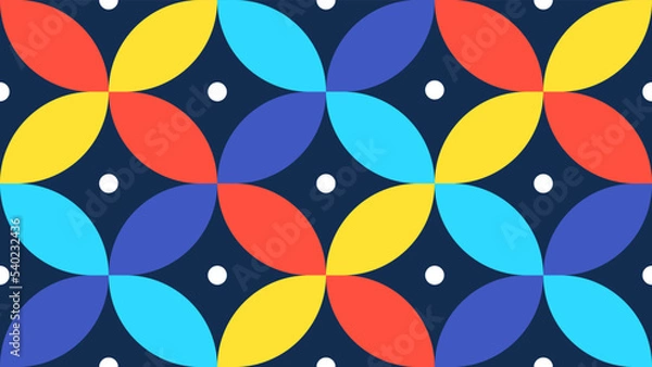 Obraz Abstract geometric colorful shape background