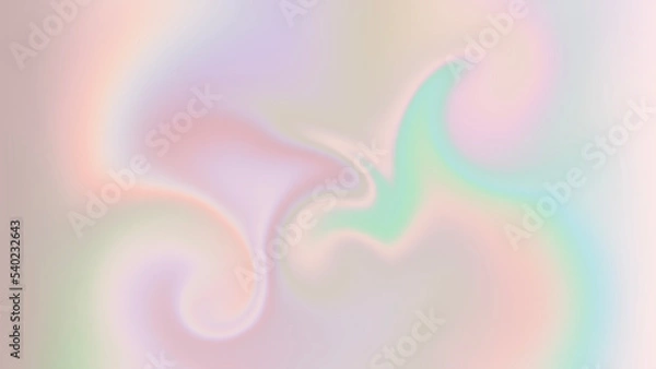 Obraz smooth liquid paint in motion, abstract background with pastel colors