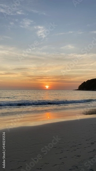 Obraz sunset on the beach