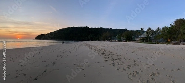 Obraz sunset on the beach