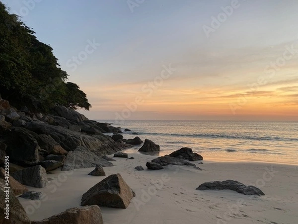 Obraz sunset on the beach