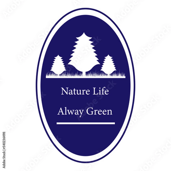 Obraz Tree Logo Template Design Vector, Emblem, Design Concept, Creative Symbol, Icon stock illustration