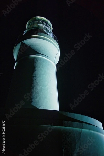 Obraz ライトアップされた白い灯台