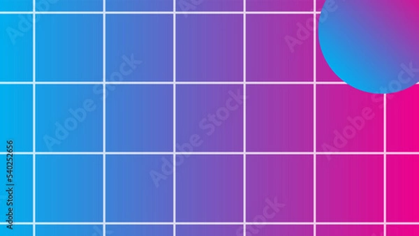 Obraz Abstract minimalist gradient shape background template