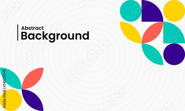 Obraz Abstract minimalist line background template