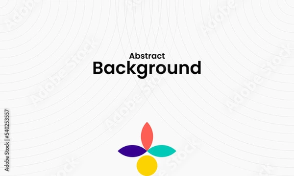 Obraz Abstract minimalist line background template