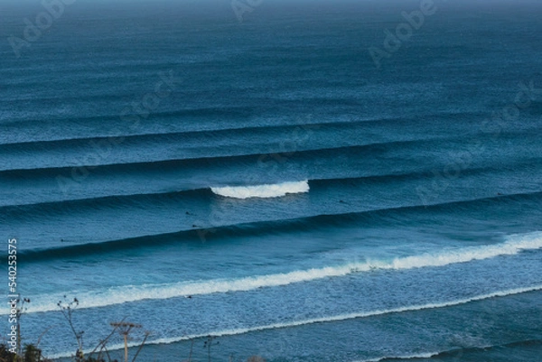 Fototapeta perfect a frame surf wave aerial