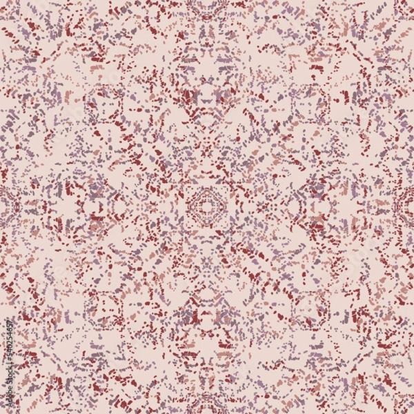 Obraz Seamless fractal pattern in vector format for printed fabrics or any other purposes. Every object is grouped base on color so the pattern is editable, tileable and easy to use.