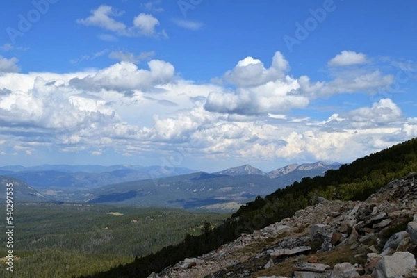 Obraz Mountain Valley Summer View