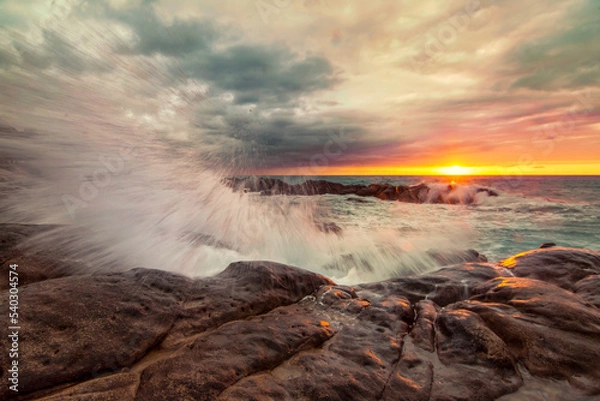 Obraz Bellissimo tramonto sul mare