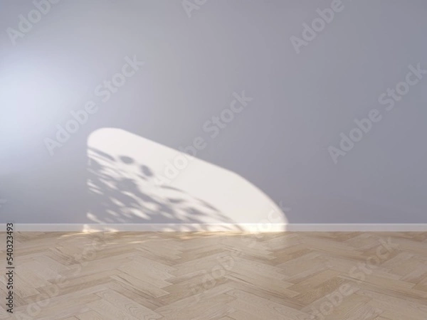 Fototapeta Minimal interior mock up scene.