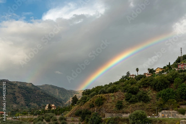 Fototapeta Regenbogen in Sizilien