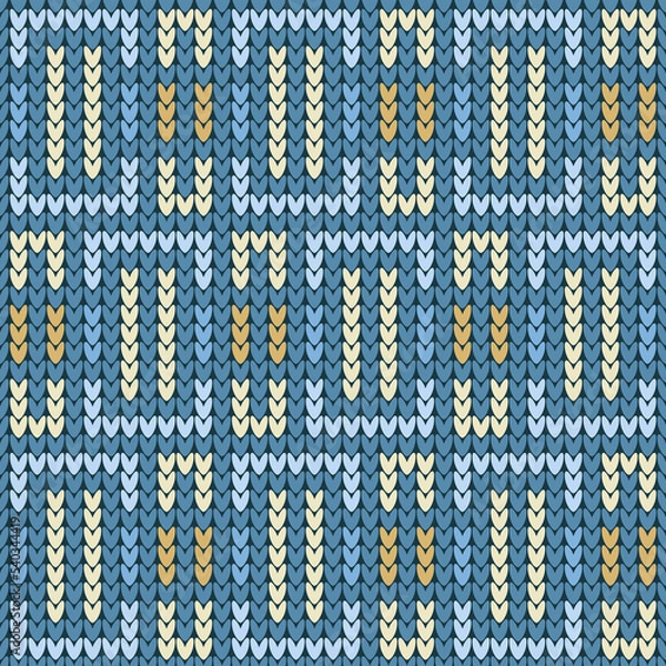 Fototapeta Geometric abstract multicolored seamless pattern.