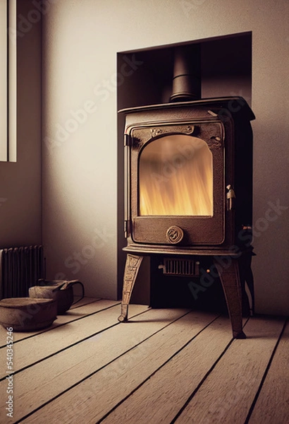 Obraz Kleiner holzofen