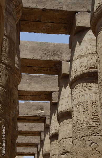 Fototapeta temple egyptien
