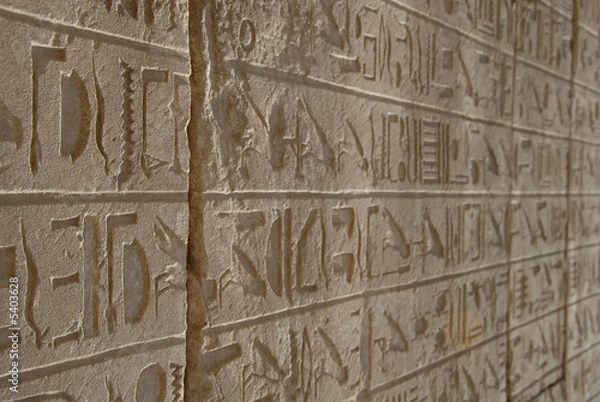 Fototapeta textes egyptiens