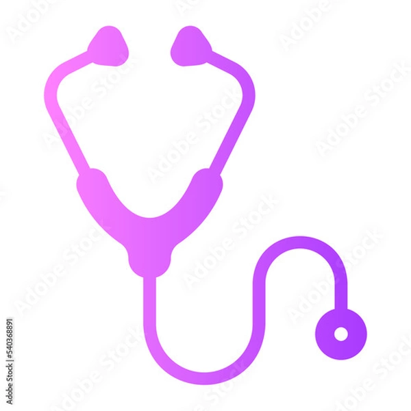 Obraz stethoscope gradient icon