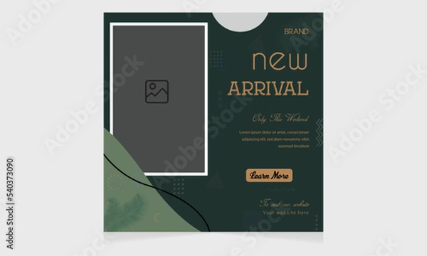 Obraz Creative social media post design templates, new and modern design.