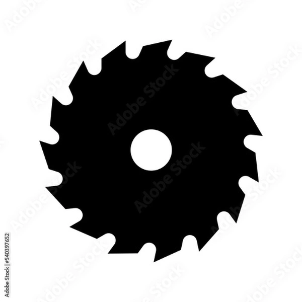 Obraz saw blade icon vector logo template