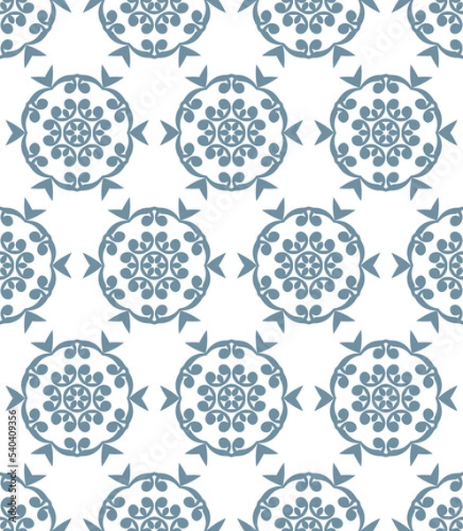 Obraz Abstract geometric pattern. A seamless background, vintage texture.	