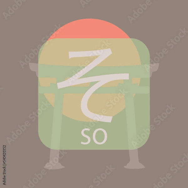 Fototapeta Hiragana - Japanese basic characters handwritten table