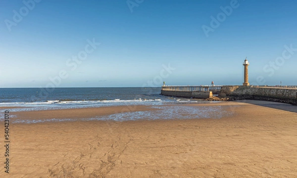 Obraz Lighthouse and beach.