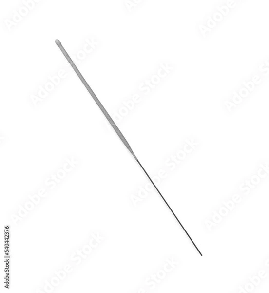 Obraz One new sparkler stick isolated on white