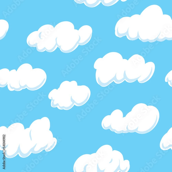 Fototapeta Cloud Background (Seamless)
