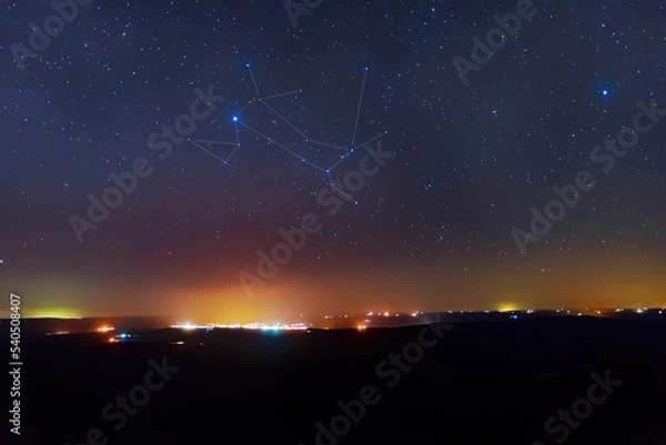 Obraz constelação do cão maior