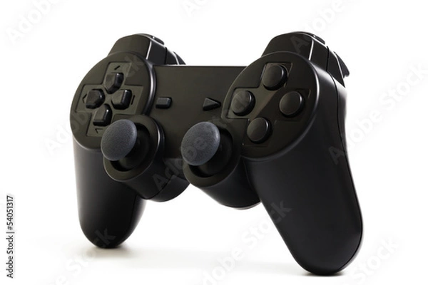 Obraz Game controller isolated on white background