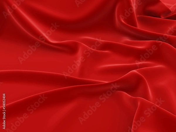 Obraz Сovered with a red cloth background