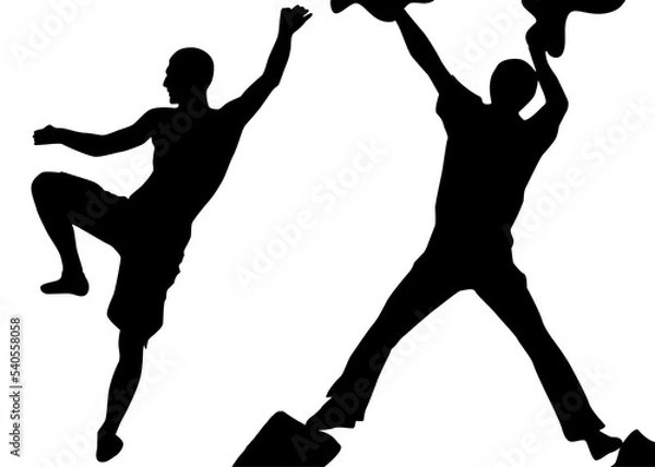 Obraz Climb in black