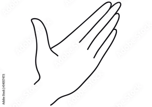 Obraz offene Hand