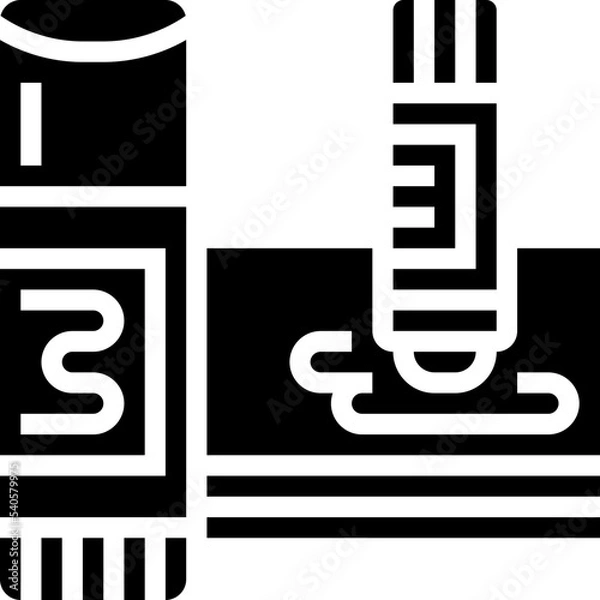 Fototapeta glue icon