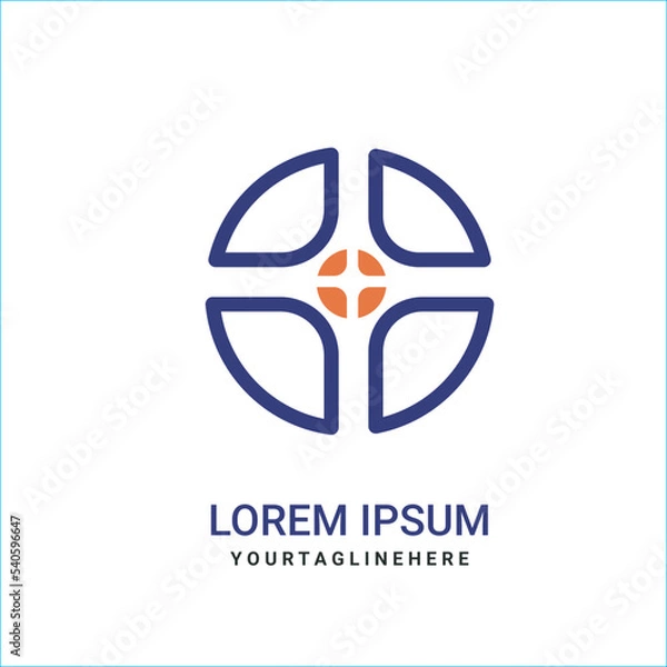 Obraz Simple abstrcat logo design 