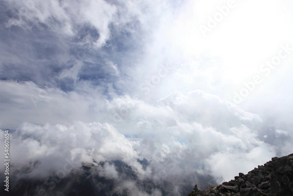 Obraz 蓼科山山頂からの風景