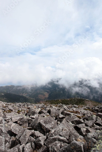 Obraz 蓼科山山頂からの風景