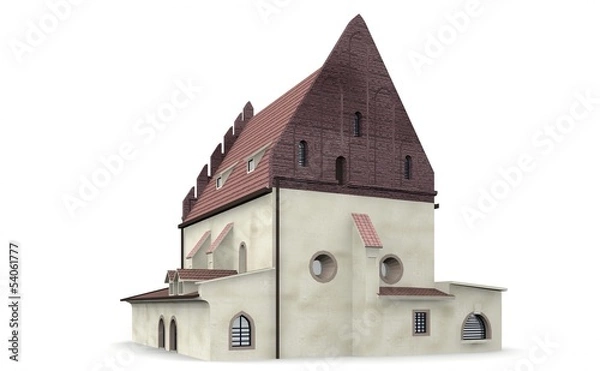 Obraz Altneu-Synagoge, Prag
