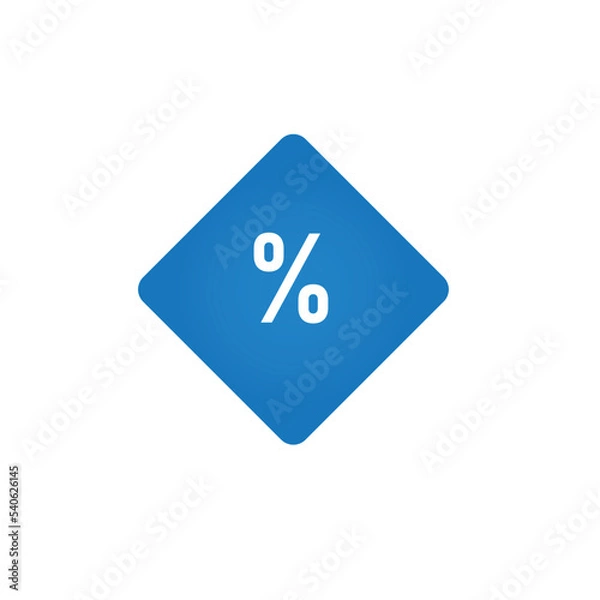 Obraz Statistic percent icon. Vector illustration.