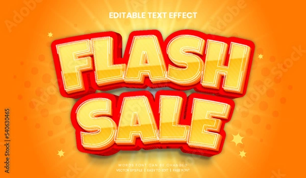Obraz Flash sale text effect