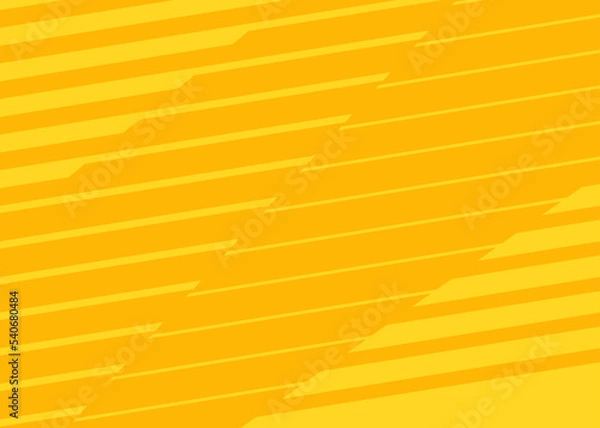 Obraz Minimalist yellow background with abstract diagonal stripes pattern