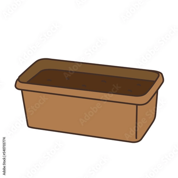 Fototapeta 農作業　作業　道具　工具　イラスト　プランター