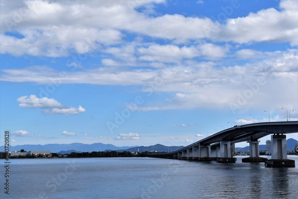 Fototapeta 琵琶湖大橋